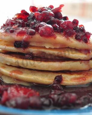 Оладьи на кефире с корицей