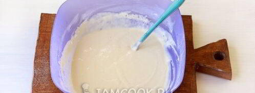 оладьи на воде с яйцами. Шаг 6