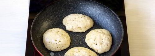 оладьи на воде с яйцами. Шаг 9