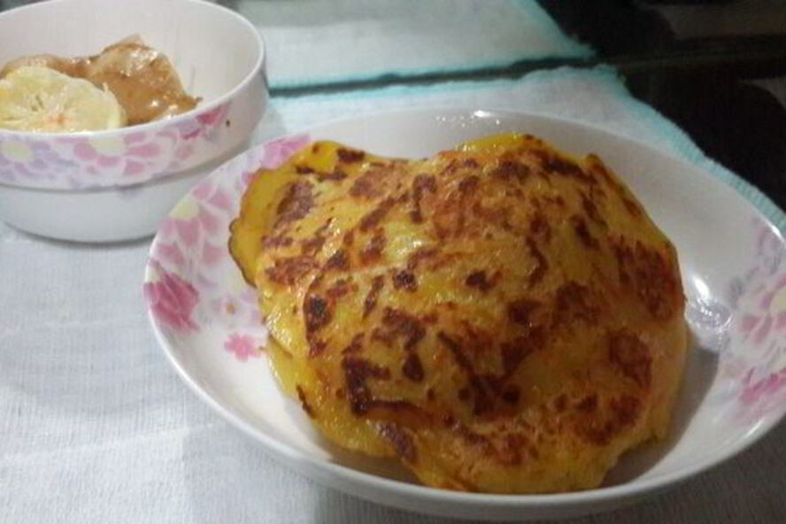 Рецепт оладий с имбирем, морковью и лимонной цедрой