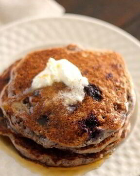 Оладьи с изюмом