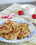 Оладьи с крапивой