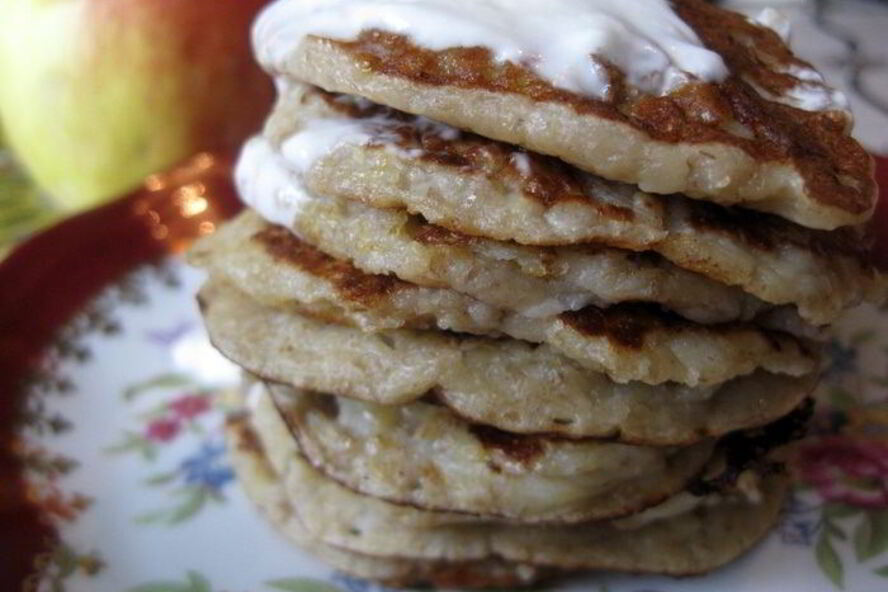 Рецепт овсяно-банановых оладушки