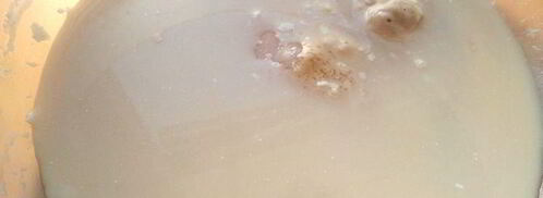 постные оладушки с финиками и бананами. Шаг 2