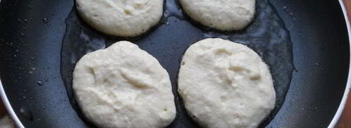 пышные оладьи на манной крупе. Шаг 4