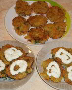 Румяные картофельно-тыквенные оладьи