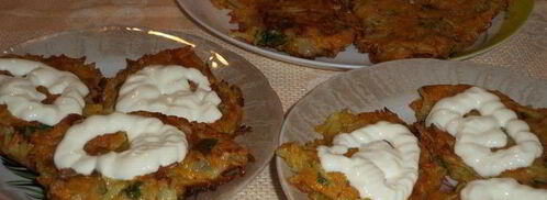 румяные картофельно-тыквенные оладьи. Шаг 5