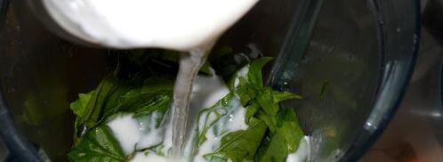 шпинатные оладьи с брынзой. Шаг 3