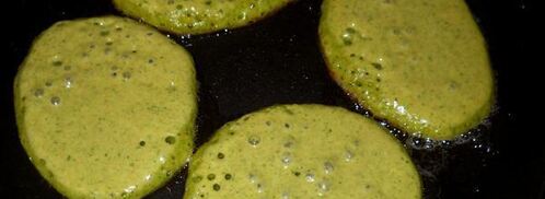 шпинатные оладьи с брынзой. Шаг 7