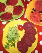 Свекольные оладьи