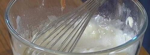 сырные оладьи с беконом и помидорами. Шаг 7