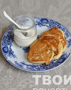 Творожно-ванильные оладьи