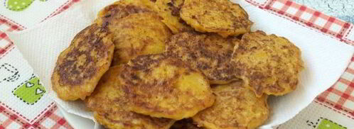 тыквенные оладьи с сырой тыквой. Шаг 12