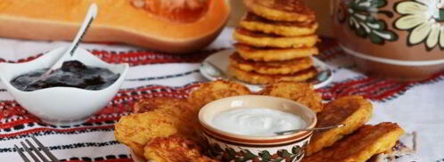 тыквенные оладьи с сырой тыквой. Шаг 13