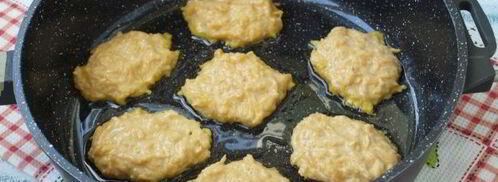 тыквенные оладьи с сырой тыквой. Шаг 10