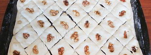 пахлава из слоеного теста. Шаг 9