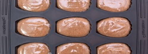 черемуховое печенье мадлен. Шаг 7