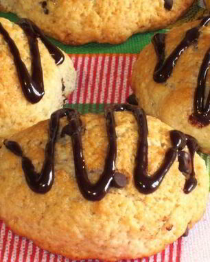 Йогуртовое печенье с шоколадными каплями