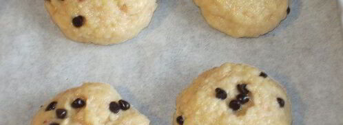 йогуртовое печенье с шоколадными каплями. Шаг 3