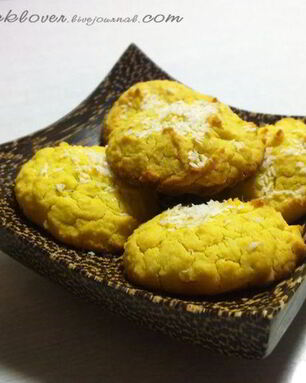 Кокосовое печенье из рисовой муки