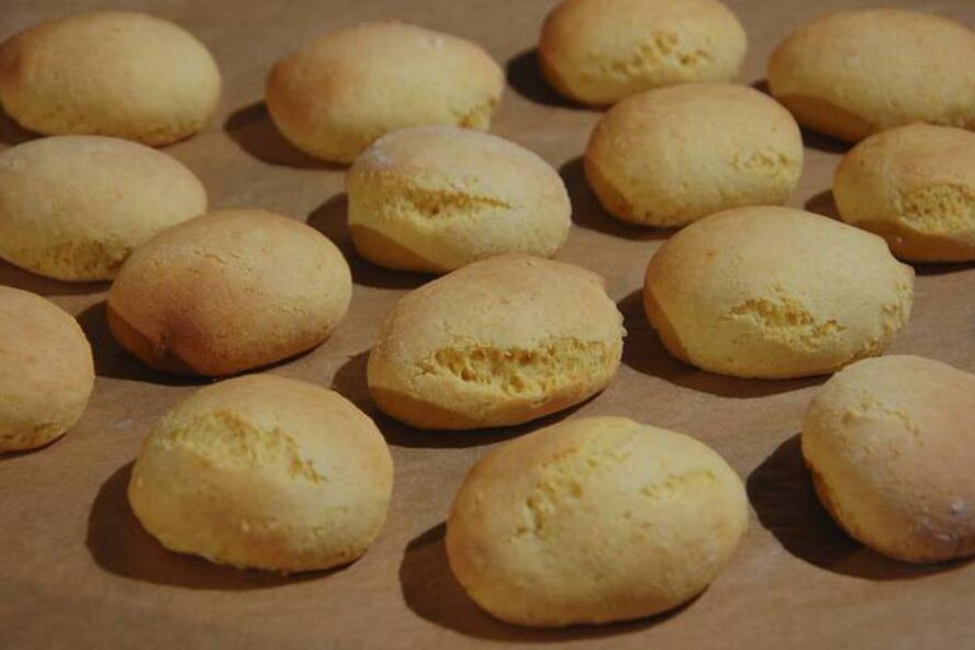 Рецепт лимонного печенья солнышко с кукурузной мукой