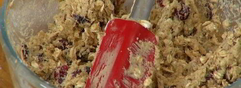 овсяное печенье с пеканом и клюквой. Шаг 6