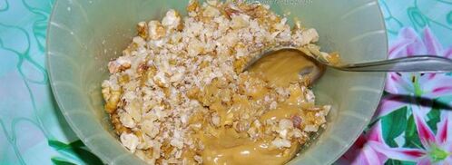 печенье грибочки и орешки со сгущенкой. Шаг 20