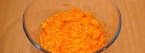 печенье морковное. Шаг 2