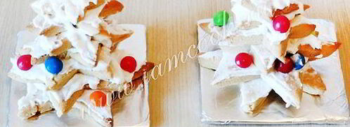 печенье новогодние елочки. Шаг 14