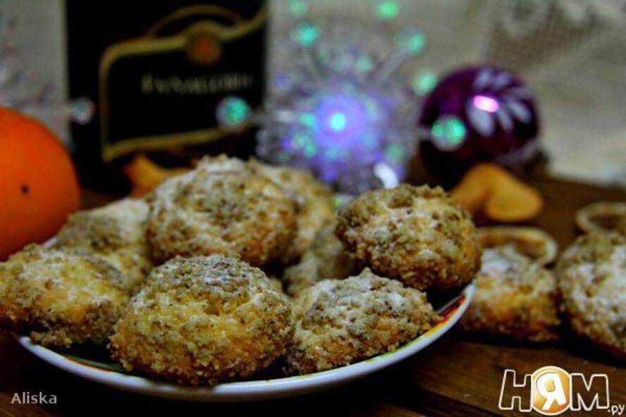 Рецепт печенья ореховые пышки