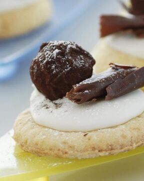 Печенье с шоколадными шариками