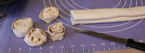 печенье ушки из слоеного теста с корицей. Шаг 5