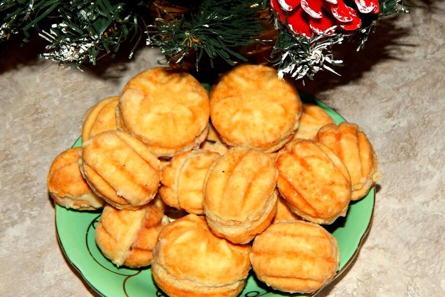 Рецепт печенья в форме на плите