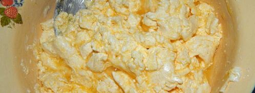 печенье в форме на плите. Шаг 2