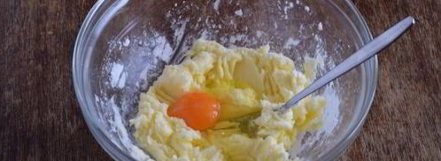 песочное печенье с орехами. Шаг 6