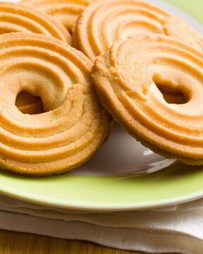 Песочное ванильное печенье