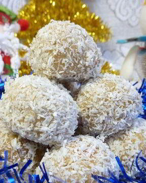 Рождественское печенье Снежки