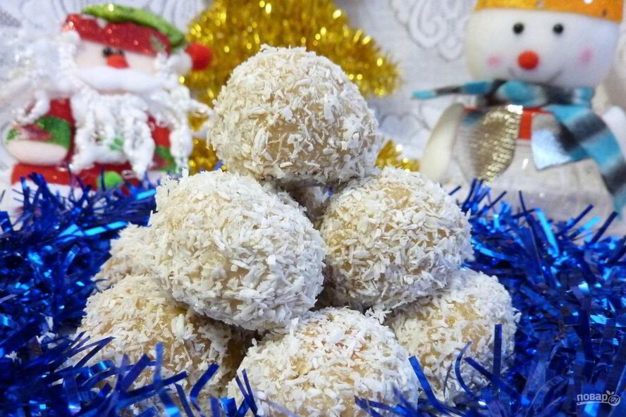 Рецепт рождественского печенья снежки