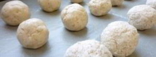 рождественское печенье снежки. Шаг 10