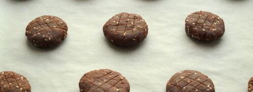 шоколадное печенье с кунжутом. Шаг 5