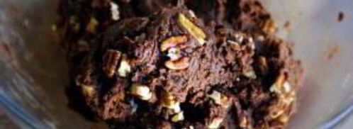 шоколадное печенье с орехами. Шаг 2