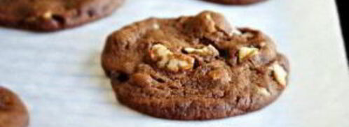 шоколадное печенье с орехами. Шаг 3