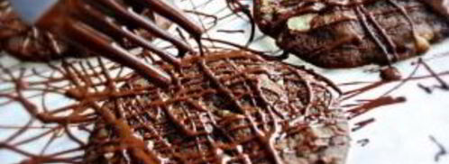 шоколадное печенье с орехами. Шаг 5