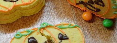 тыквенно-пряное печенье с сюрпризом. Шаг 9