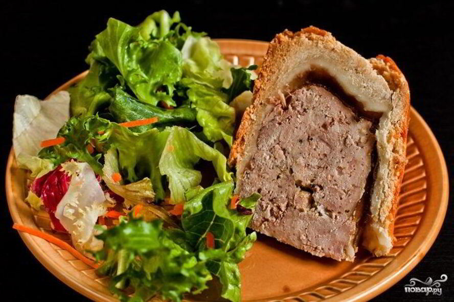 Рецепт английского пирога с мясом