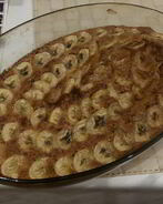 Банановый пирог с корицей