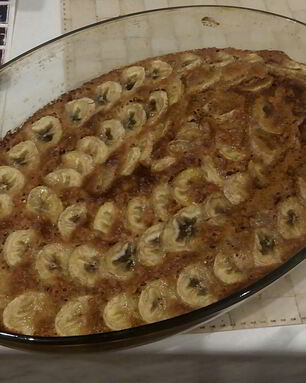 Банановый пирог с корицей
