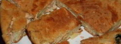 быстрый пирог с рыбой. Шаг 9