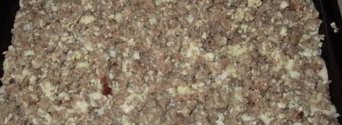 быстрый заливной пирог с мясным фаршем. Шаг 7