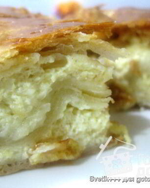 Греческий пирог с творогом